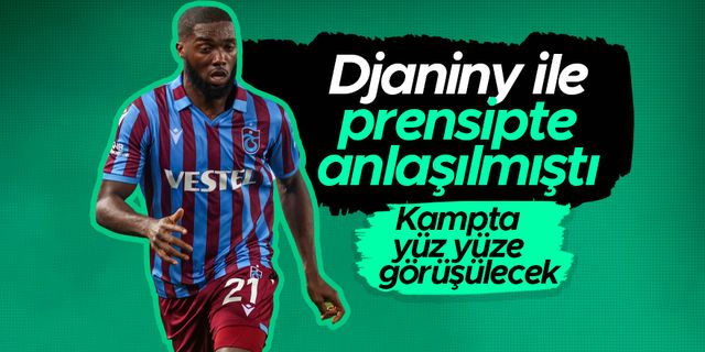 Trabzonspor'da Djaniny ile imza zamanı
