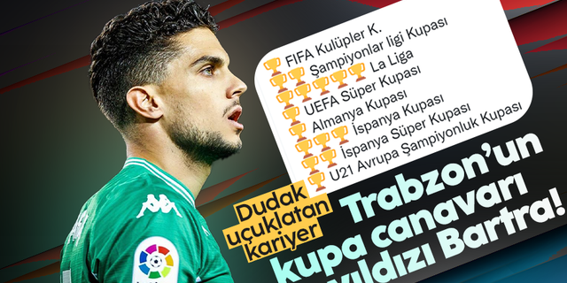 Trabzonspor'un yeni yıldızı Marc Bartra...
