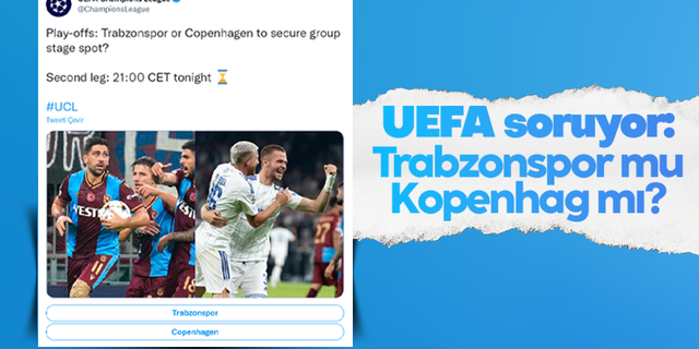UEFA soruyor: Trabzonspor mu, Kopenhag mı?