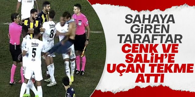 Ankaragücü taraftarı Beşiktaşlı futbolculara saldırdı