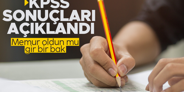 2022 KPSS ön lisans sınav sonuçları açıklandı