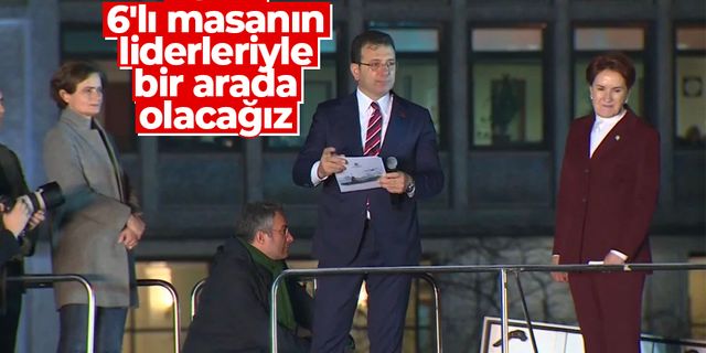 Ekrem İmamoğlu siyasi yasak kararından sonra Saraçhane'de konuştu