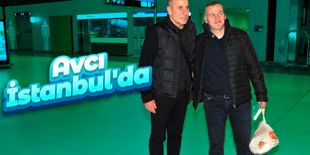 Trabzonspor Teknik Direktörü Abdullah Avcı İstanbul'da