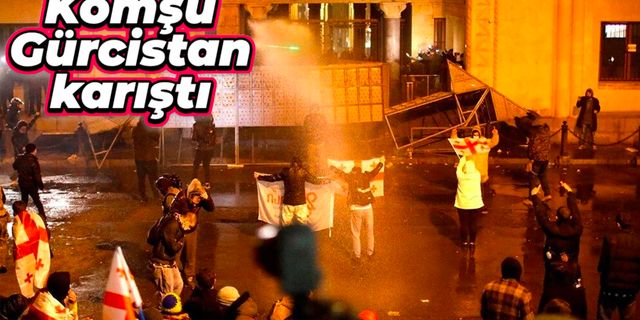 Gürcistan'da protestolar devam edi̇yor