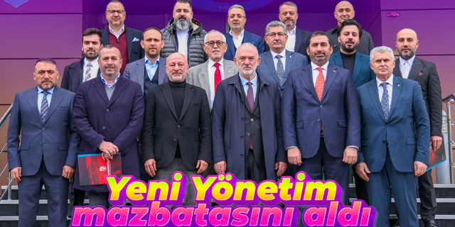 Trabzonspor'da yeni Yönetim Kurulu mazbatasını aldı