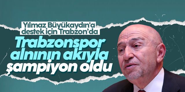 Nihat Özdemir: Trabzonspor alnının akıyla şampiyonluğu kazandı