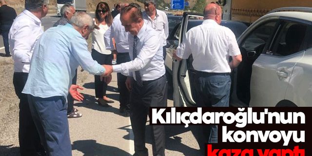 Kemal Kılıçdaroğlu'nun konvoyunda zincirleme kaza meydana geldi