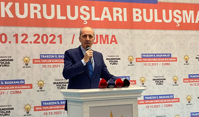 Numan Kurtulmuş Trabzon'da