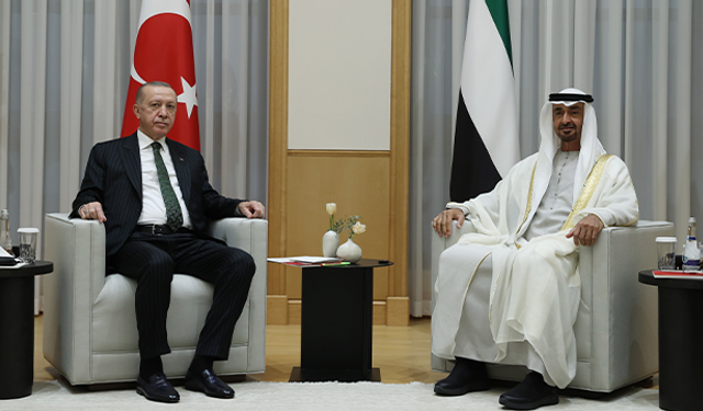 Cumhurbaşkanı Erdoğan, Abu Dabi Veliaht Prensi El Nahyan ile görüştü