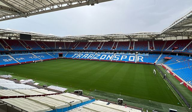 Trabzonspor'un stadyumu yeni sezona hazır