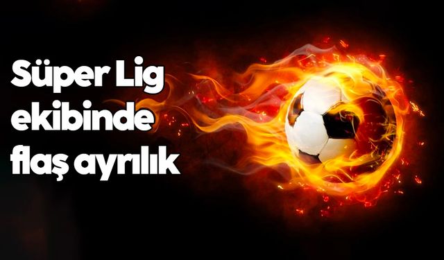 Süper Lig ekibinde flaş ayrılık: Sözleşmeyi tek taraflı feshetti