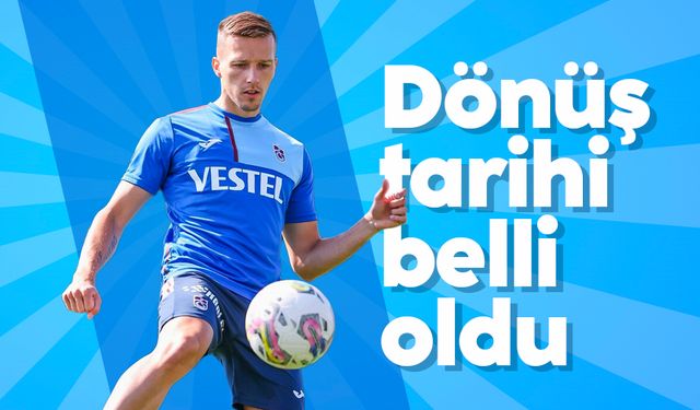 Trabzonspor'da Orsic'in dönüş tarihi belli oldu