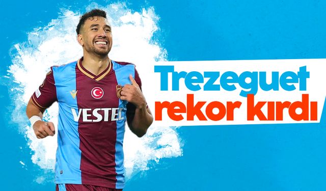Trabzonspor'da Trezeguet rekor kırdı