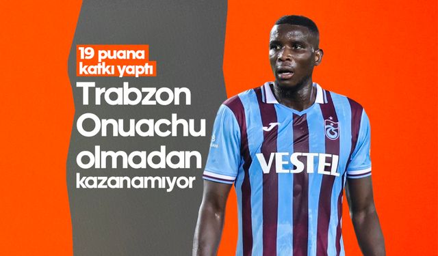 Trabzonspor Onuachu'suz kazanamıyor