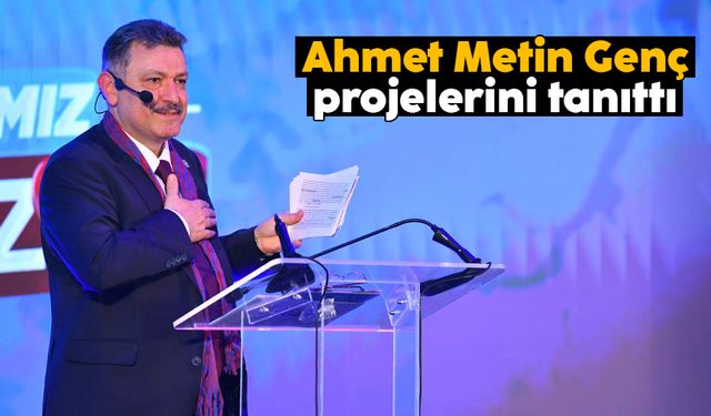 AK Parti Trabzon Büyükşehir Belediye Başkan Adayı Ahmet Metin Genç projelerini tanıttı