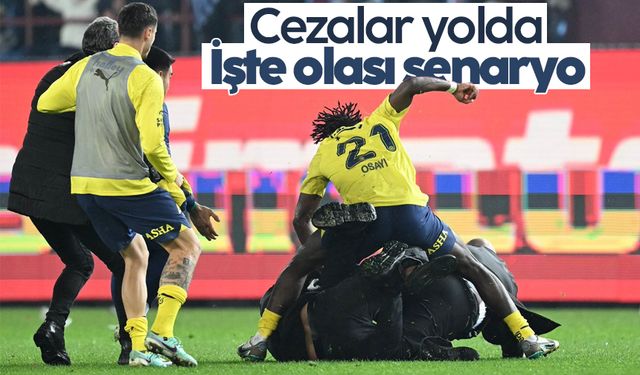 Trabzonspor - Fenerbahçe maçı sonrası cezalar yolda: İşte olası senaryo...