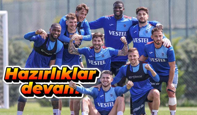 Trabzonspor Kayserispor maçı hazırlıklarına devam etti