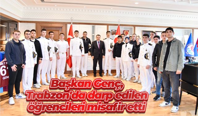 Başkan Genç, Trabzon'da darp edilen öğrencileri misafir etti