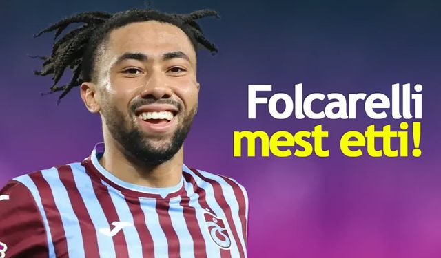 Trabzonspor'da Folcarelli ilk kez 11'de oynadı, mest etti!