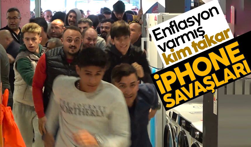 Kırıkkale’de ucuz İPhone izdihamı