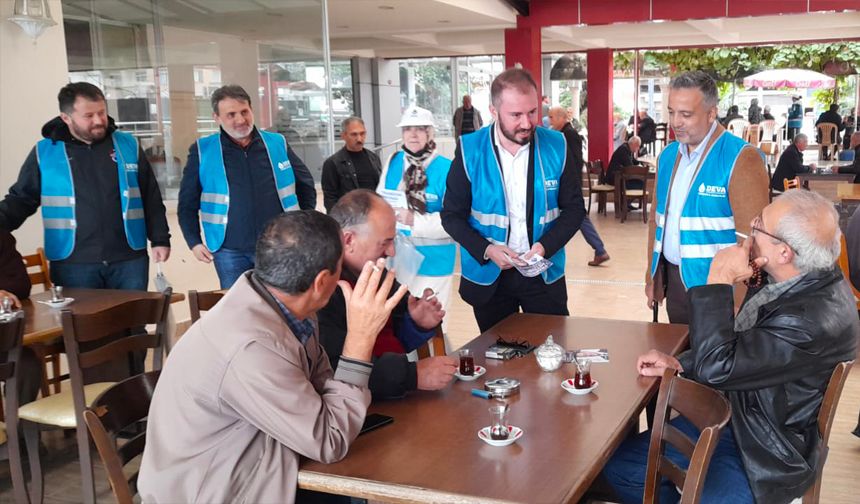Trabzon DEVA Partisi, miting için çalışmalarına devam ediyor