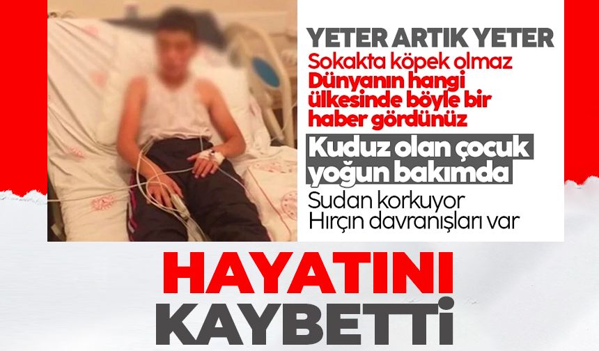 Kuduz olan çocuk hayatını kaybetti! Mustafa Erçetin'den acı haber!