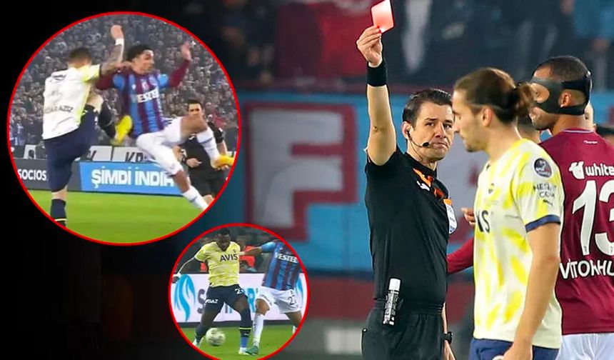 Trabzonspor - Fenerbahçe maçı sonrası Halil Umut Meler'e patladı! 'Uzaydan bile görülecek pozisyon'