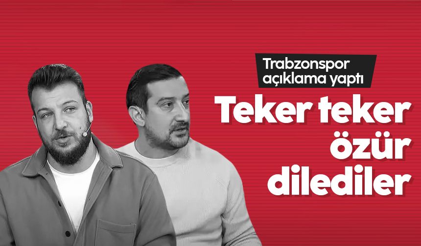Trabzonspor açıklama yaptı, Batuhan Karadeniz ve Serhat Akın özür diledi