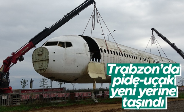 Ankara-Trabzon seferini yaparken 13 Ocak 2018 tarihinde Trabzon Havalimanı’na iniş yaptığı sırada pistten çıkan, ardından Yomra&#039;da çürümeye terk edilen yolcu uçağı, belediye tarafından 3 yatırımcıya tahsis edilmişti. İlçede pide salonu olarak hizmet verecek olan uçak bu sabah hizmet vereceği alana getirildi.