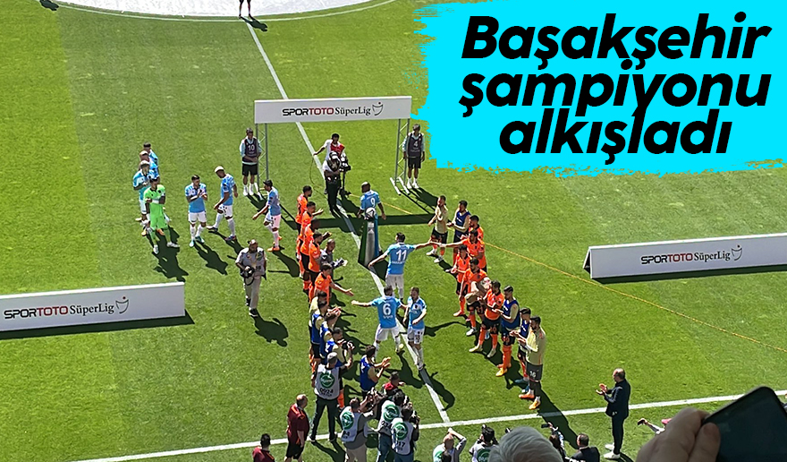 Medipol Başakşehir, Trabzonspor'u alkışladı