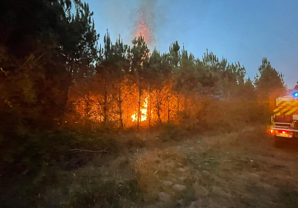fransa da yangını 14 hektar alan yanfı (3)